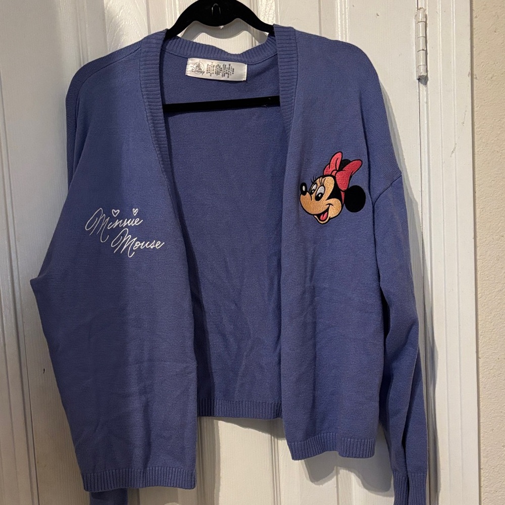 Purple Minnie Mouse Cardigan
